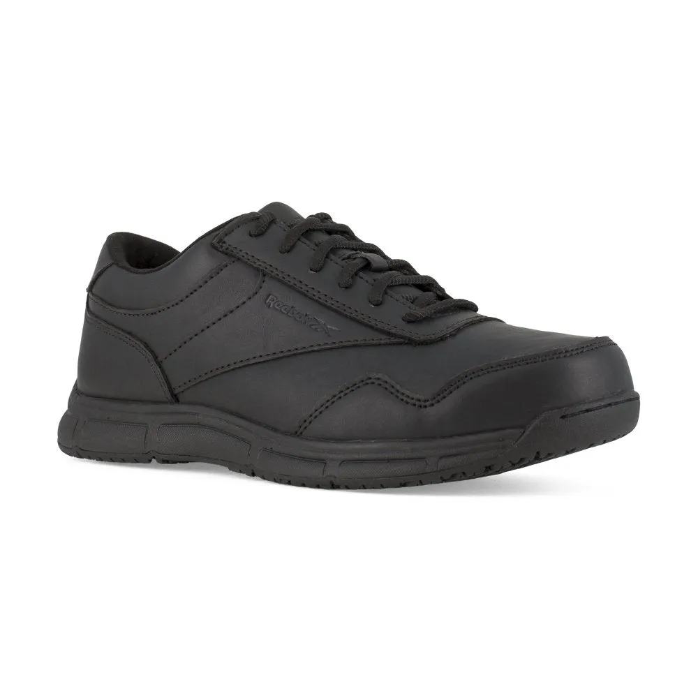 Reebok Jorie Lt Athletic Work Shoe Men's Soft Toe Rb1130 In Black