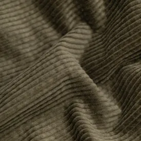 Remnant - 50cm - Vintage Wide Wale Cotton Corduroy - Khaki