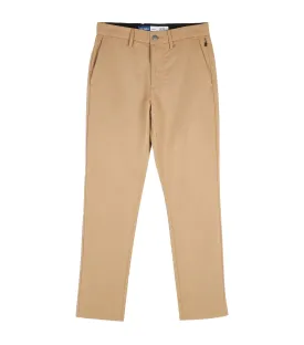 Slim Ultimate Built-In Flex Chino Pants for Men Classic Khaki
