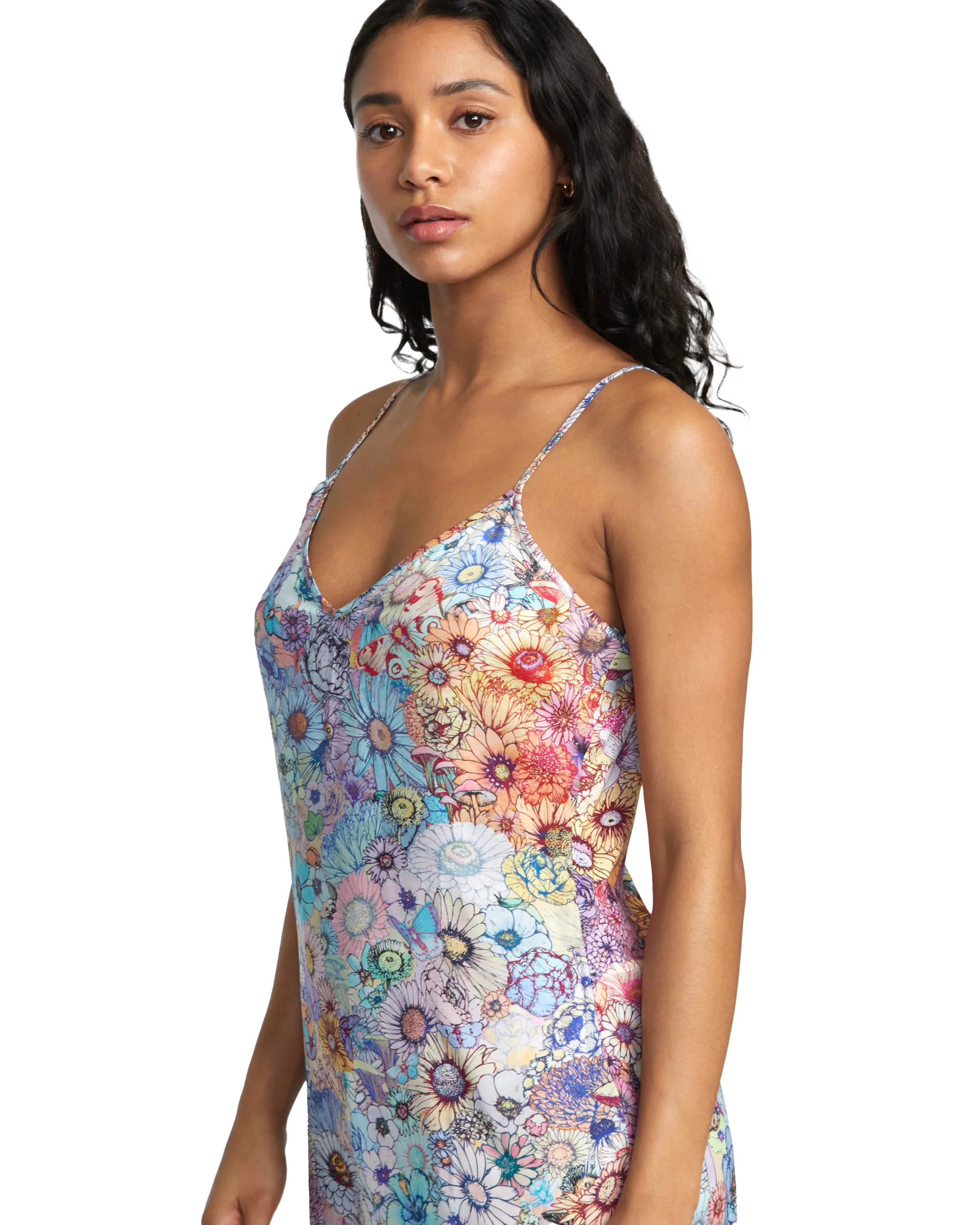 Slip Up Dress in Multi