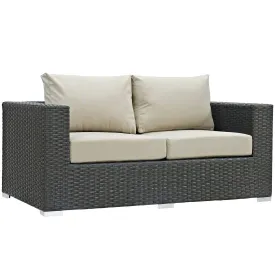 Sojourn Outdoor Patio Sunbrella Loveseat