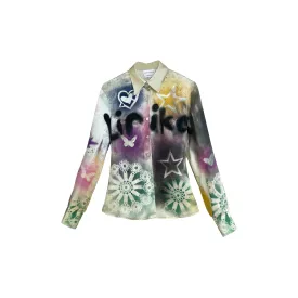 Spray Paint Silk Shirt