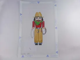 Susan Roberts Needlepoint Designs 4232 Cowboy Nutcracker
