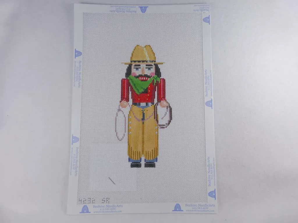 Susan Roberts Needlepoint Designs 4232 Cowboy Nutcracker
