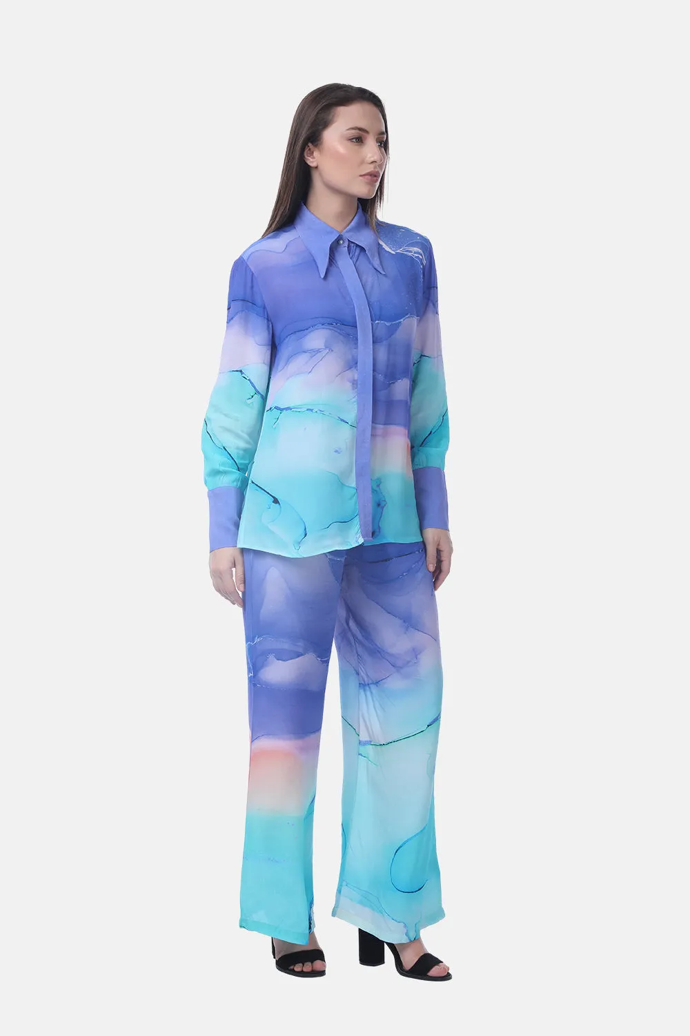TEMPER BLUE - ANAYA SHIRT
