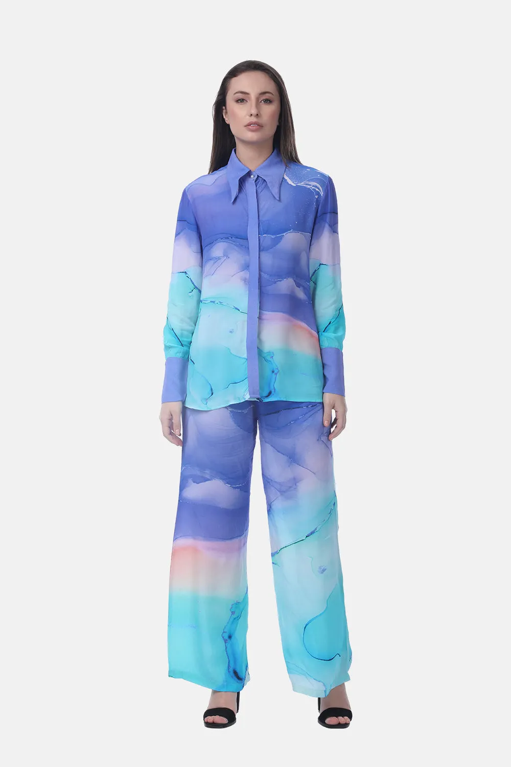 TEMPER BLUE - ANAYA SHIRT