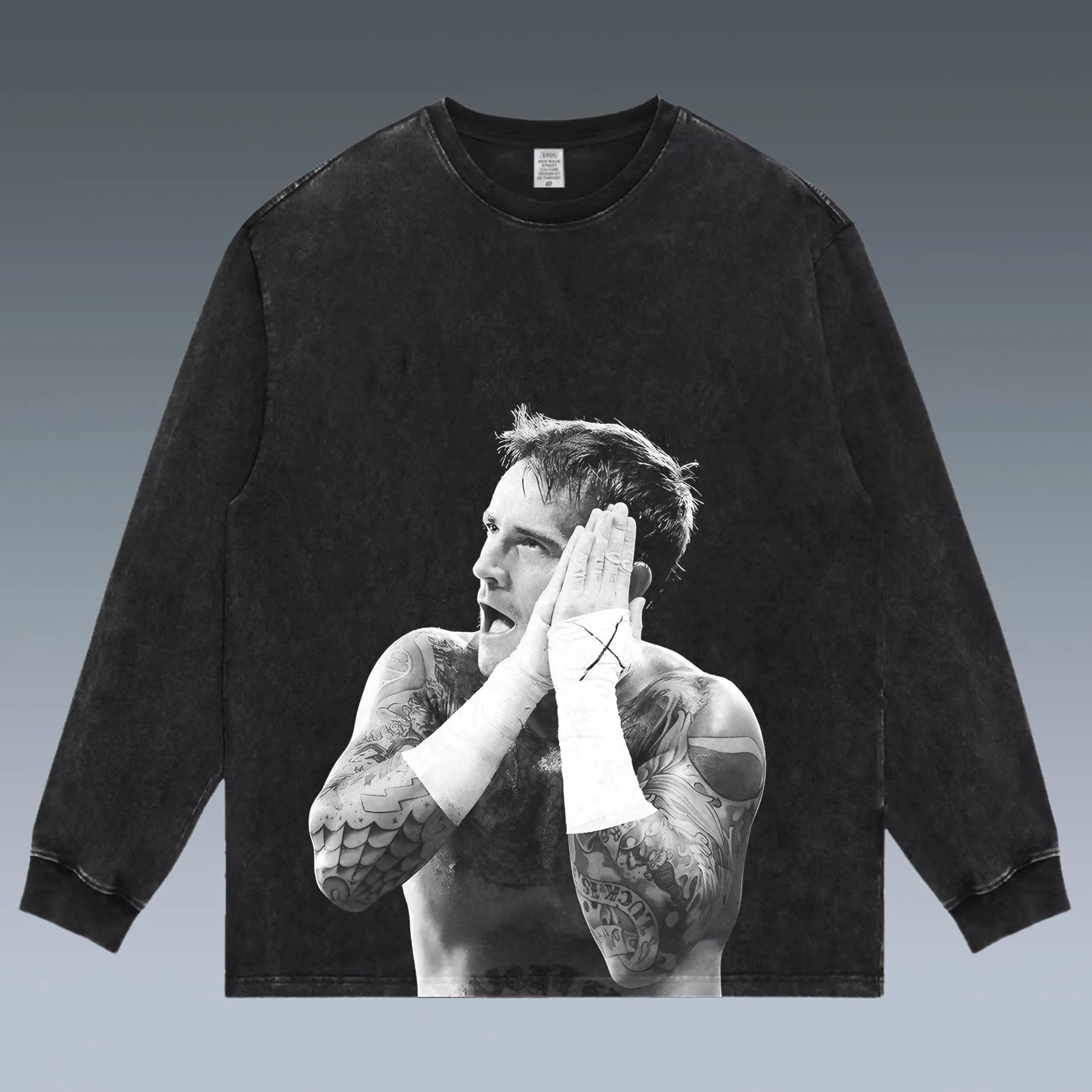 VINTAGE LONG SLEEVE TEE | CM PUNK