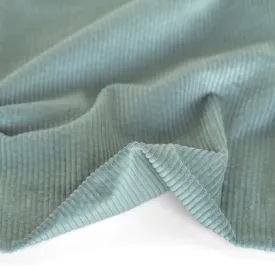 Vintage Wide Wale Cotton Corduroy - Pale Turquoise