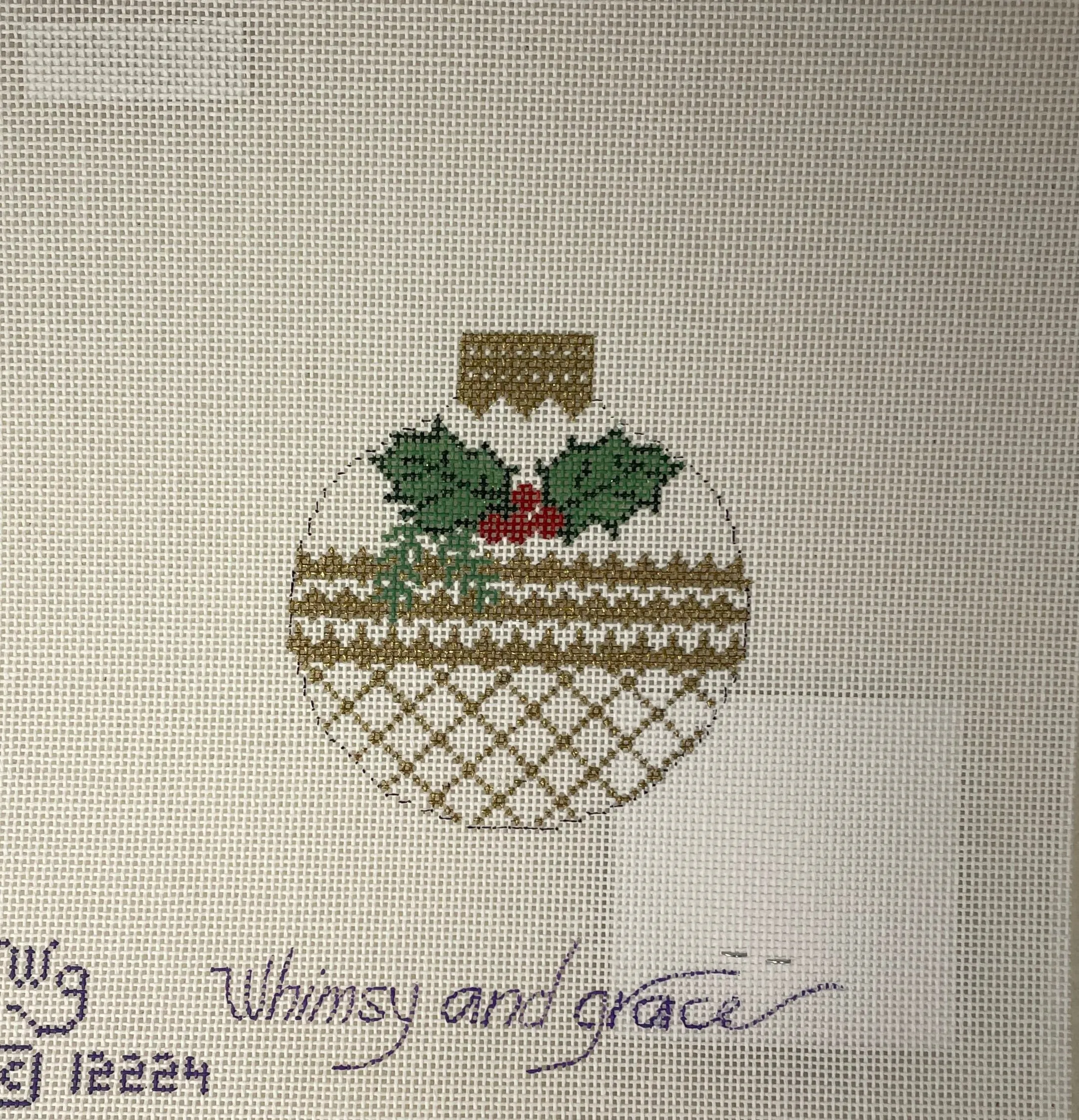 Whimsy and Grace WG12224 Holly Reflection