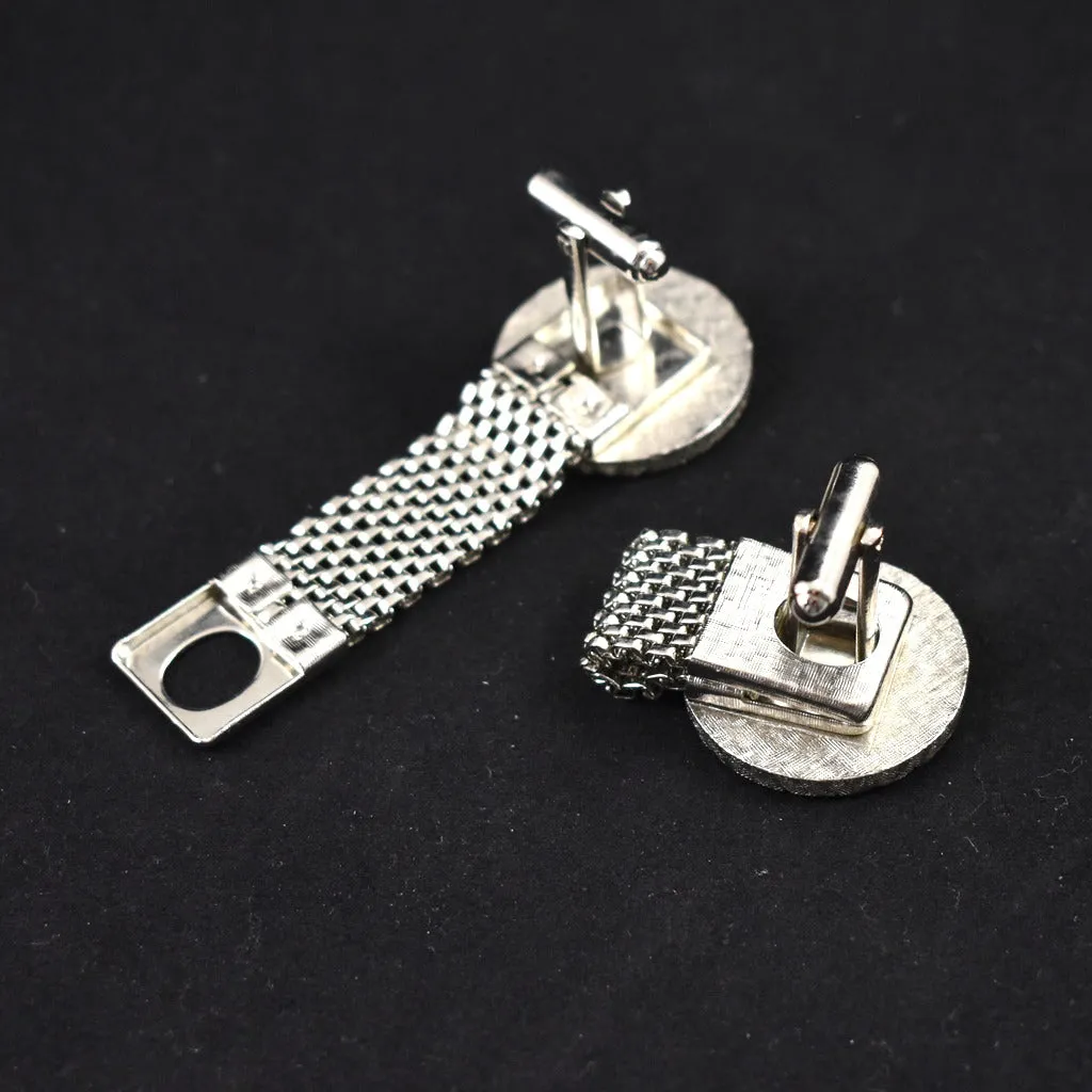 Wrap Around Silver Cufflinks