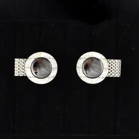 Wrap Around Silver Cufflinks
